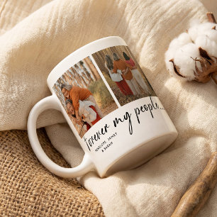 Friendship Photo Collage 'Forever my people Coffee Mug