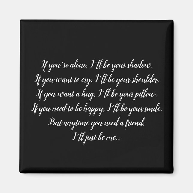 Friendship Poem Magnet (Front)