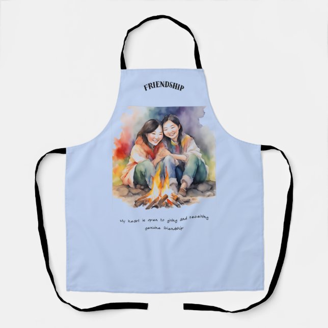 Friendship Positive Affirmation Apron (Front)