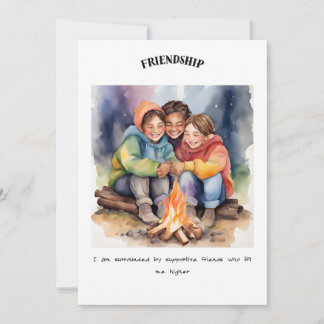 Friendship Positive Affirmation Card