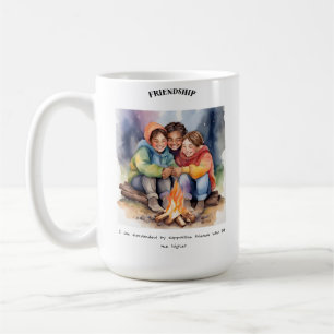 Friendship Positive Affirmation Card Coffee Mug