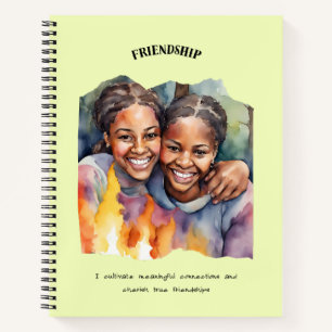 Friendship Positive Affirmation  Notebook
