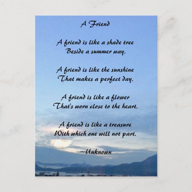 Friendship Postcard (Front)