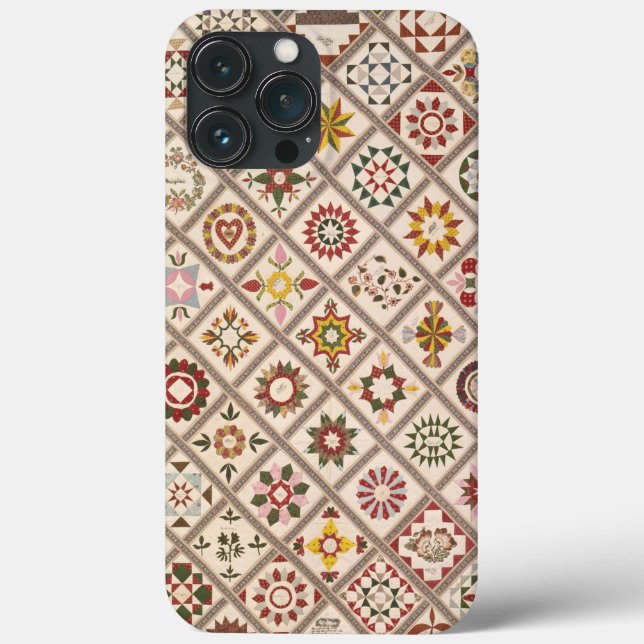 Friendship quilt in muted colours Case-Mate iPhone case (Back)