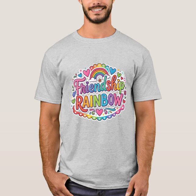Friendship Rainbow T-Shirt (Front)