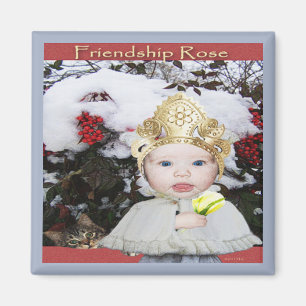 Friendship Rose Magnet