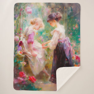 Friendship  sherpa blanket