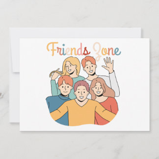 Friendship Squad Graphic Invitation