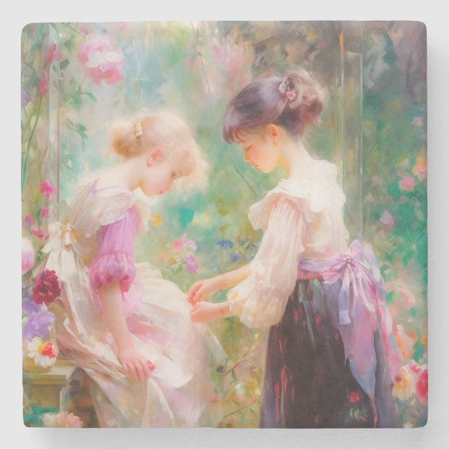 Friendship  stone coaster (Front)