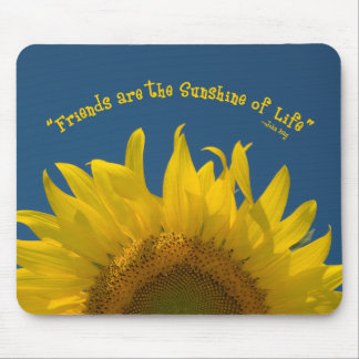 Friendship Sunflower Mouse Mat