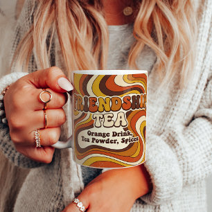 Friendship Tea Groovy Recipe Art Coffee Mug