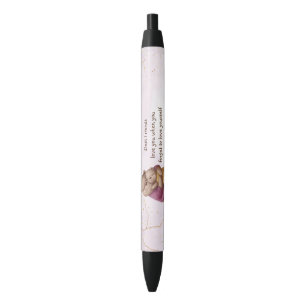 Friendship Teddy Bear Love you Inspirational Black Ink Pen