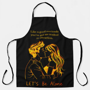 Friendship-themed BBQ aprons for women