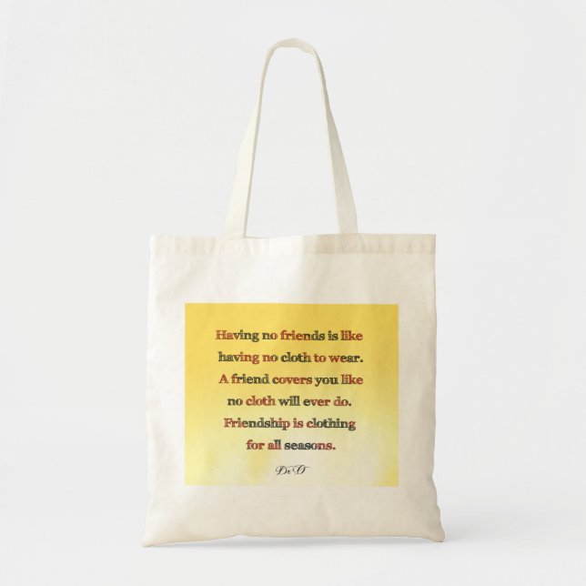 Friendship Tote Bag (Front)