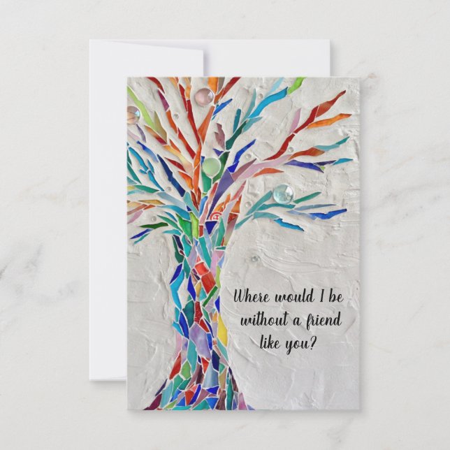 Friendship Tree Of Life Card (Front)