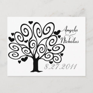 Friendship Tree Wedding Response Card
