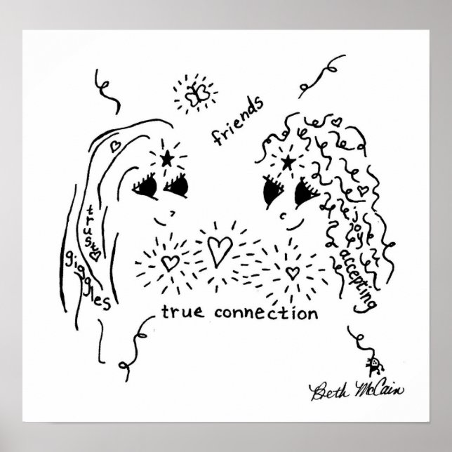 Friendship ' True Connection'  Poster (Front)