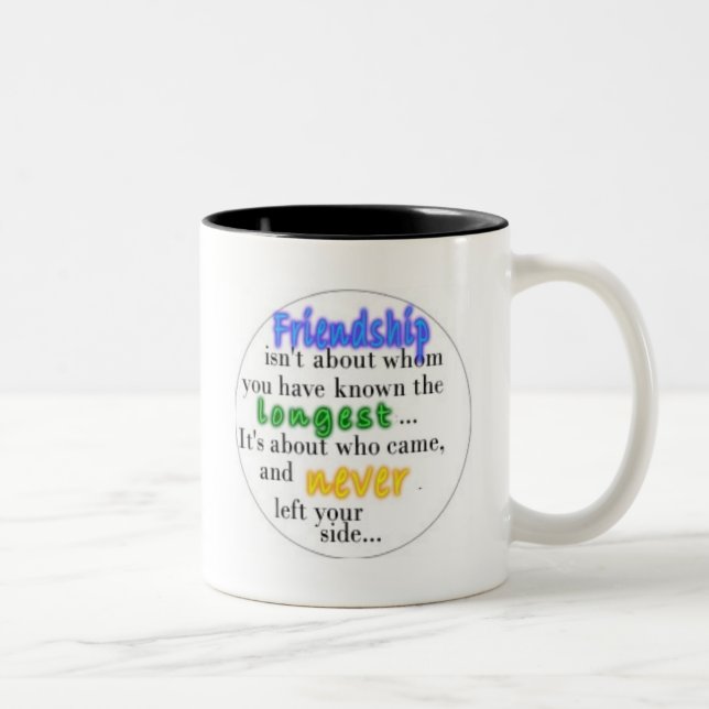 Friendship Two-Tone Coffee Mug (Right)
