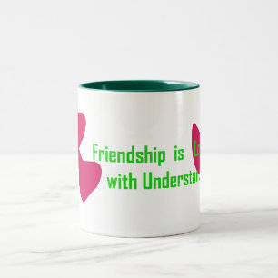 Friendship Two-Tone Coffee Mug