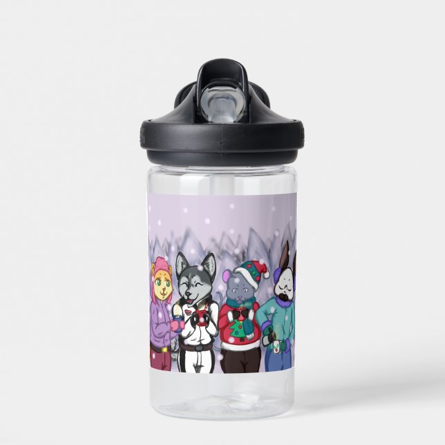 Friendship Warms the Heart Water Bottle (Front)