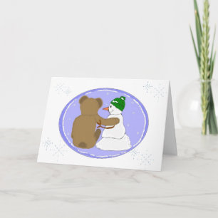 Friendship Winter Design Holiday Card
