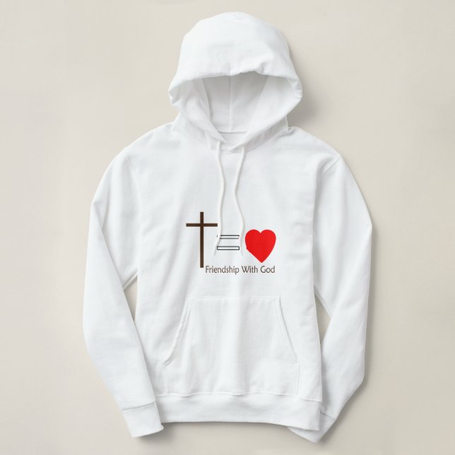 Friendship With God Hoodie (Design Front)