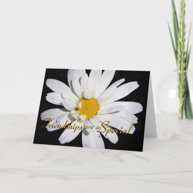 Friendships are Special Daisy Card (Front)