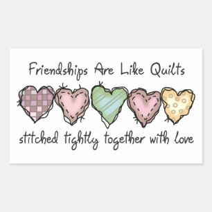 Friendships Rectangular Sticker