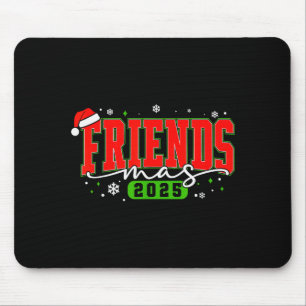 Friendsmas 2025 Friends Santa Hat Merry Christmas Mouse Mat