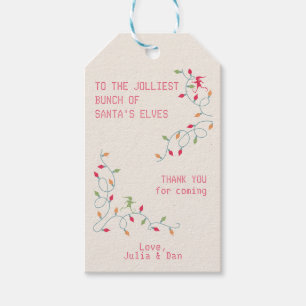 Friendsmas Jolliest Bunch Christmas Vacation Party Gift Tags