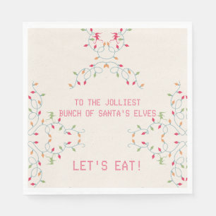 Friendsmas Jolliest Bunch Christmas Vacation Party Napkin
