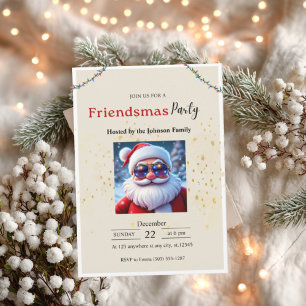 Friendsmas Party Invitation • Funny Christmas