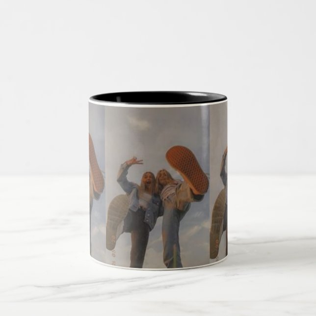 Friendsss  Two-Tone coffee mug (Center)