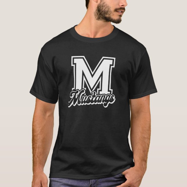 Friendswood Mustangs M For Mustangs_1 T-Shirt (Front)