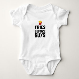 Fries Before Guys Baby Bodysuit