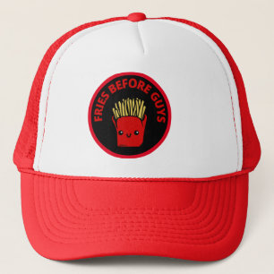 FRIES BEFORE GUYS funny french fries pun Trucker Hat