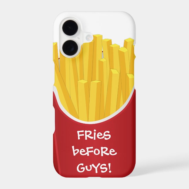 Fries before guys! Funny phone case (Back)