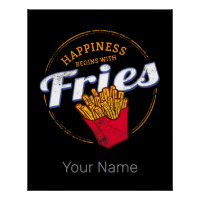 Fries Chips Snack Vintage Potato or French Fries