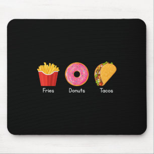Fries Doughnuts Tacos Mouse Mat