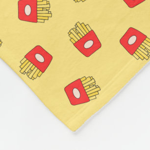 Fries Fleece Blanket