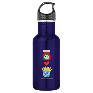 Fries & Ketchup (customisable) 532 Ml Water Bottle