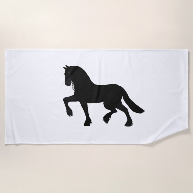 Friesian Beach Towel (Front)