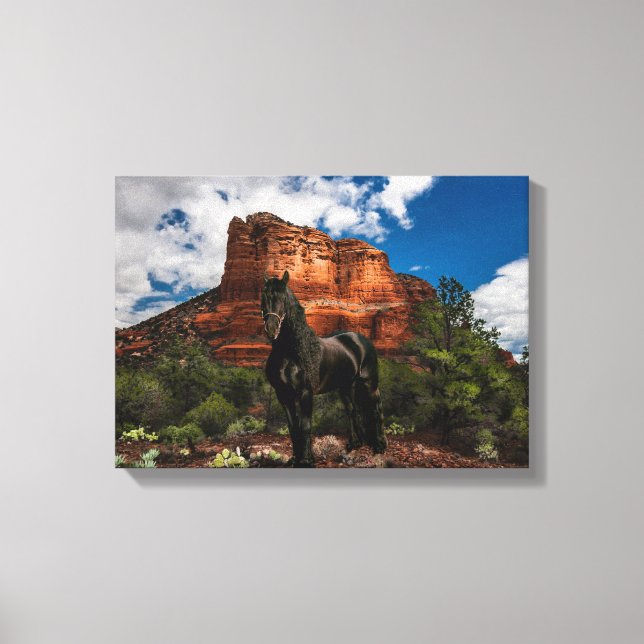 Friesian DIAMOND VI - Wrapped Canvas (Front)