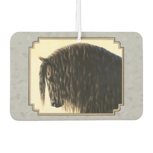 Friesian Draught Horse Silver Grey Car Air Freshener