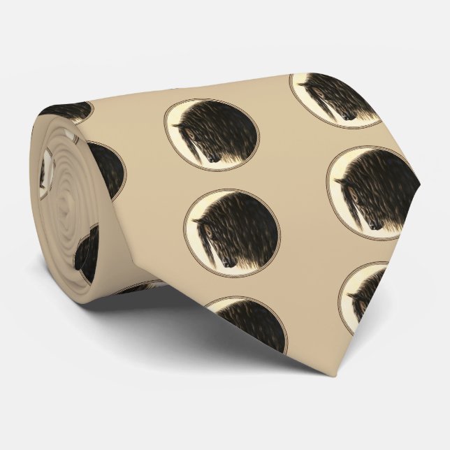 Friesian Draught Horse Tie (Rolled)