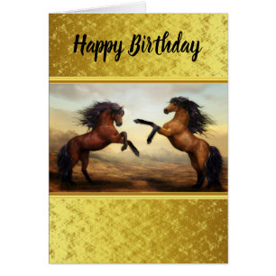 Friesian Draught Horses in a rocky mountain valley