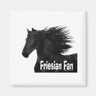 Friesian Fan Magnet