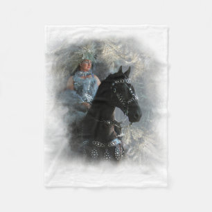 Friesian Fantasy Fleece Blanket