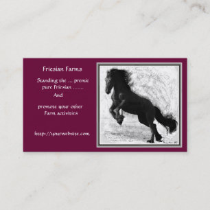 Friesian Farm Business cards