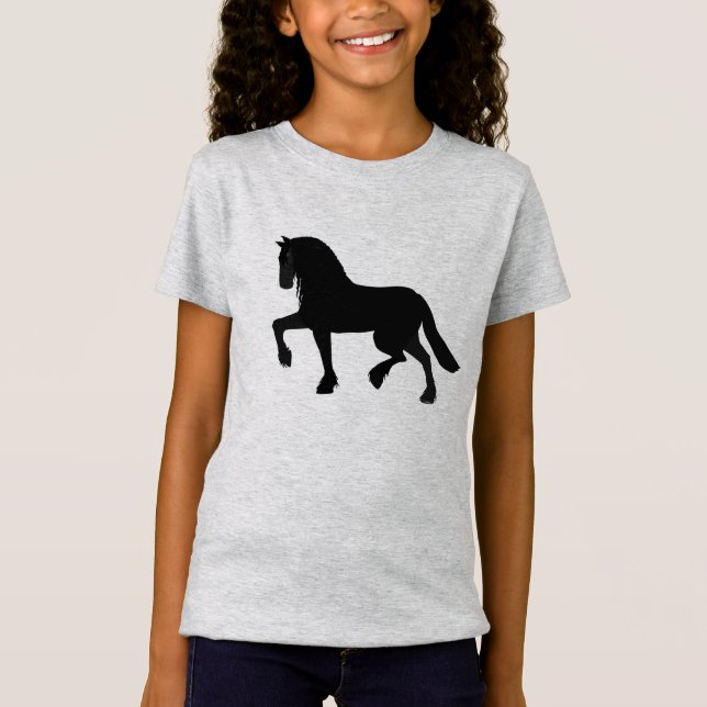 Friesian Girl's Tshirt (Front)